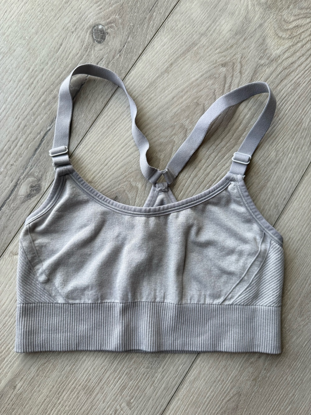 all in motion Light Gray Seamless Sports Bralette